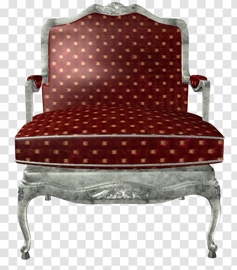 Chair Maroon Pattern Transparent PNG
