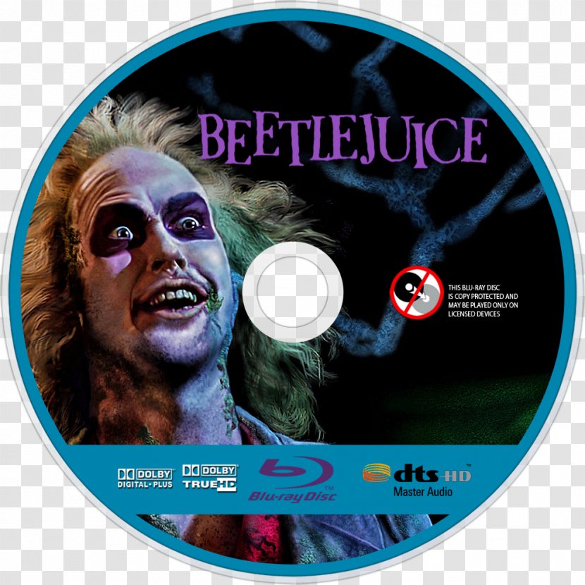 Beetlejuice Blu-ray Disc DVD Michael Keaton Compact - Bluray - Dvd Transparent PNG