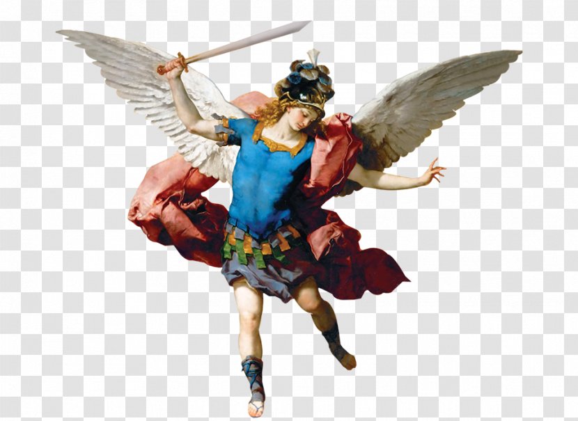 The Fall Of Rebel Angels Michael Painting Artist - Angel Transparent PNG