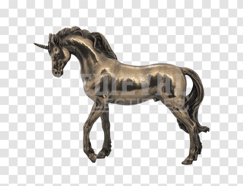 Unicorn Bronze Sculpture Statue Figurine - Animal Figure Transparent PNG