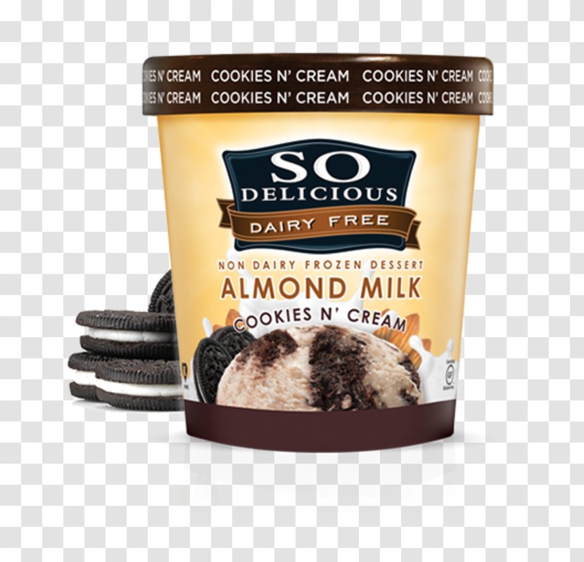 Coconut Milk Ice Cream Substitute Almond Transparent PNG
