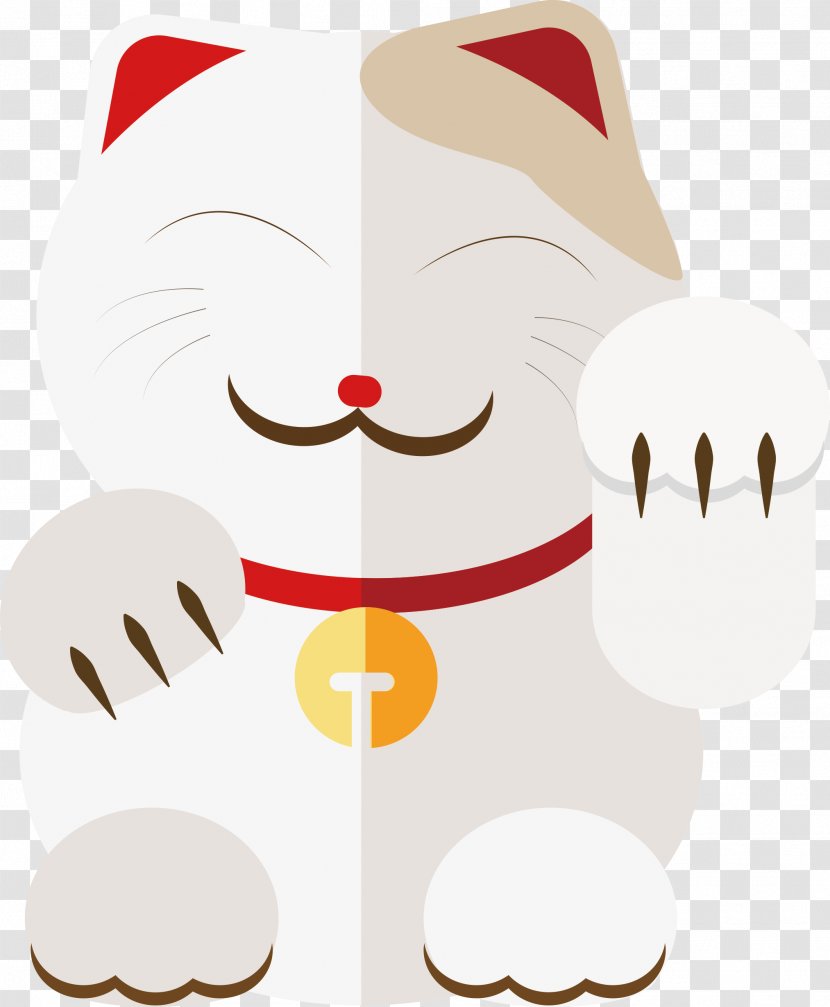 Cartoon Clip Art - Frame - Flat Lucky Cat Decoration Transparent PNG