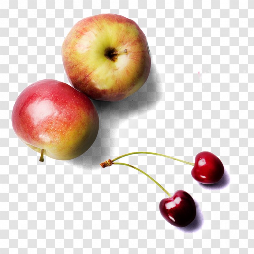 Apple Cherry Fruit Food - Carplay - Car Transparent PNG
