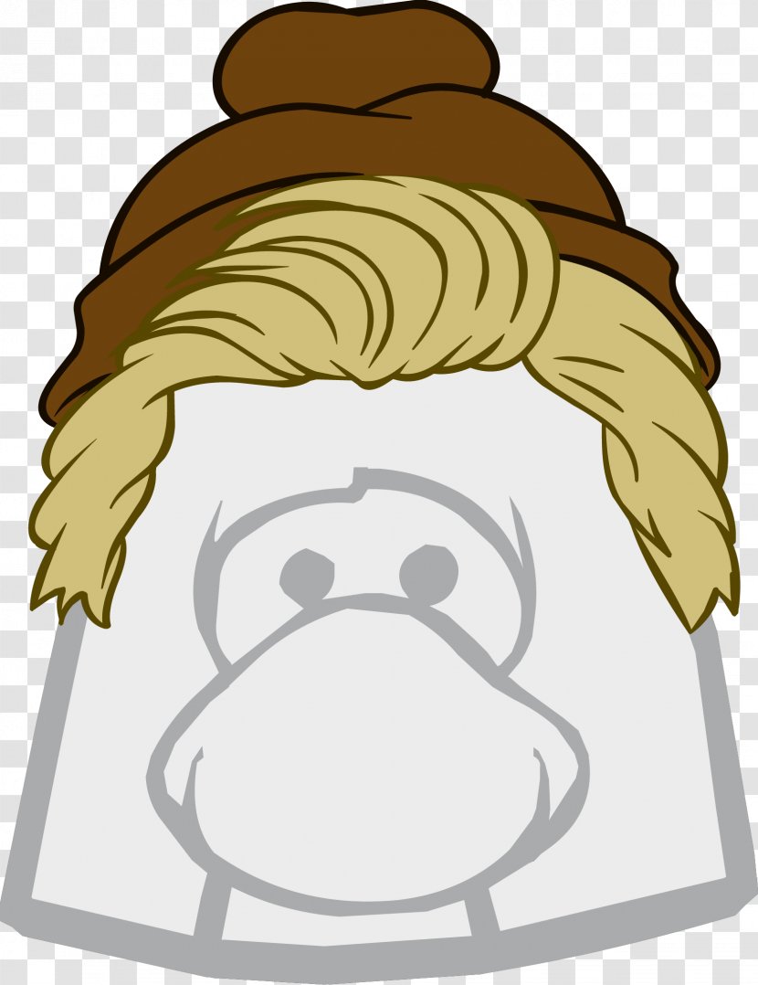 Club Penguin Hairstyle Blond - Red Hair Transparent PNG
