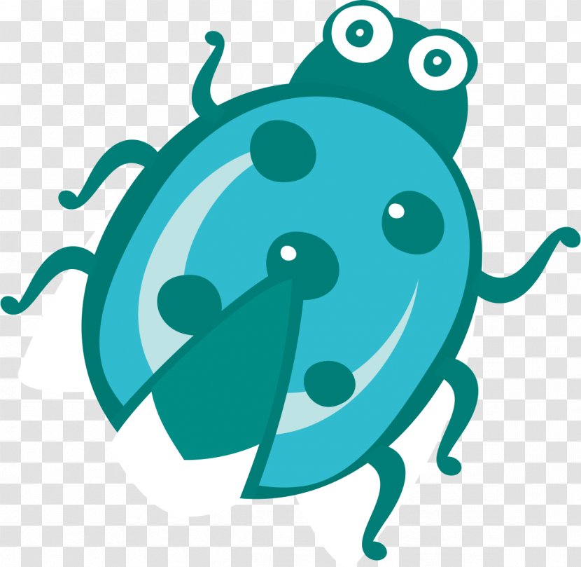 Cartoon Clip Art - Invertebrate - Ladybug Transparent PNG