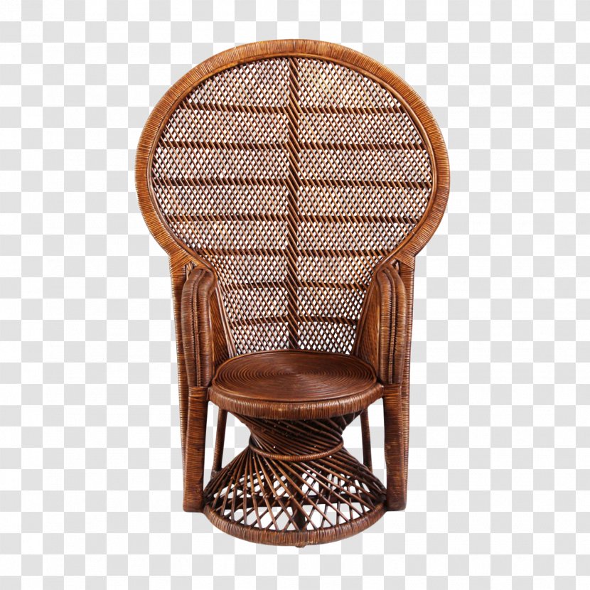 Table Chair Wicker - Armchair Transparent PNG