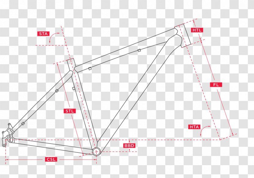 Bicycle Frames Triangle Point - Part Transparent PNG