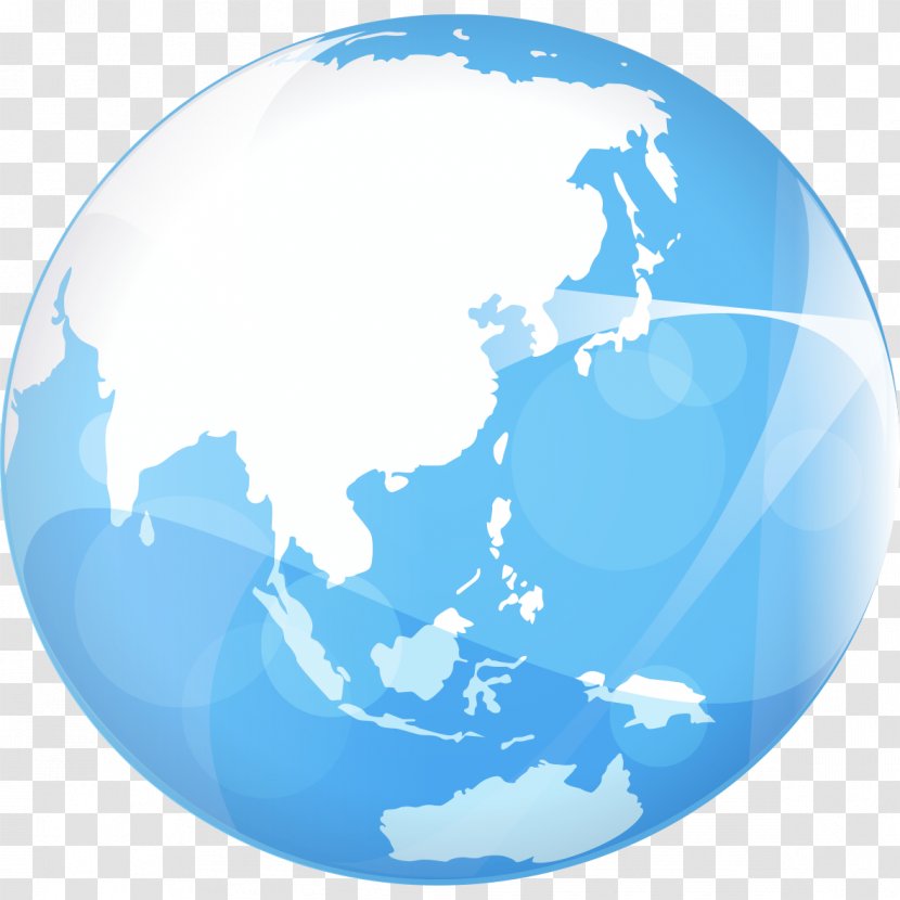 Indonesia Globe Map Stock Photography - Sphere - Blue Earth Transparent PNG