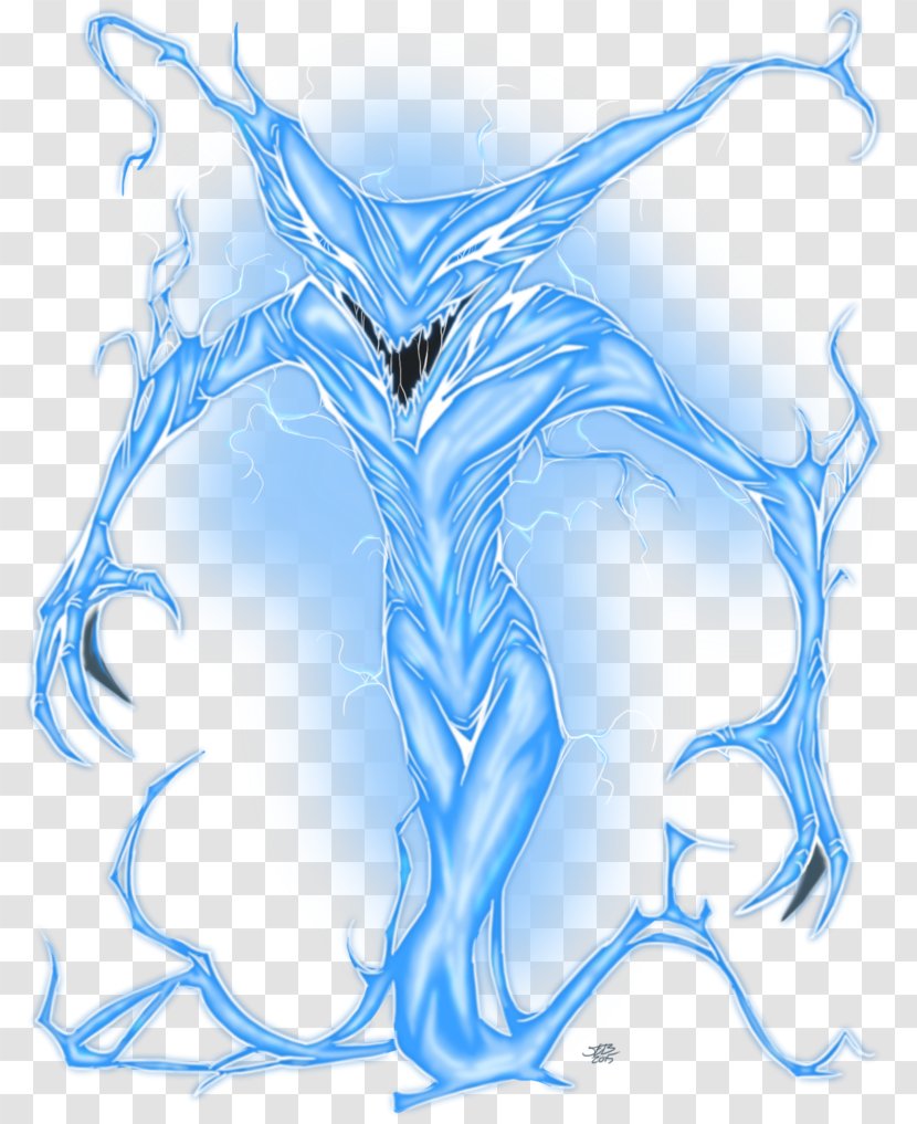 Mephit Drawing Visual Arts - Watercolor - Lightning Transparent PNG