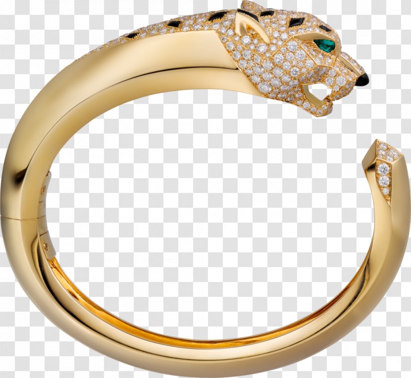 Ring Bracelet Diamond Cartier Emerald - Metal Transparent PNG