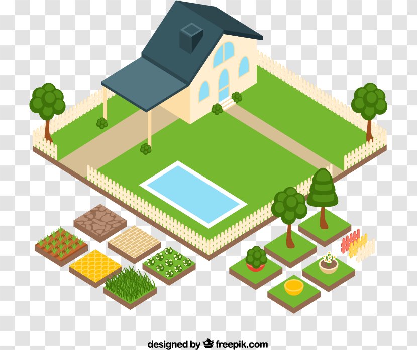 House Interior Design Services Sweet Home 3D - Area - Vegetable Garden Plan View Vector Material Downloaded, Transparent PNG
