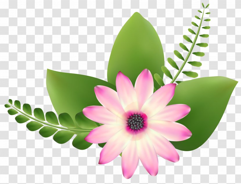 Flower Art Clip - Flowerpot - Pink Clip-Art Image Transparent PNG