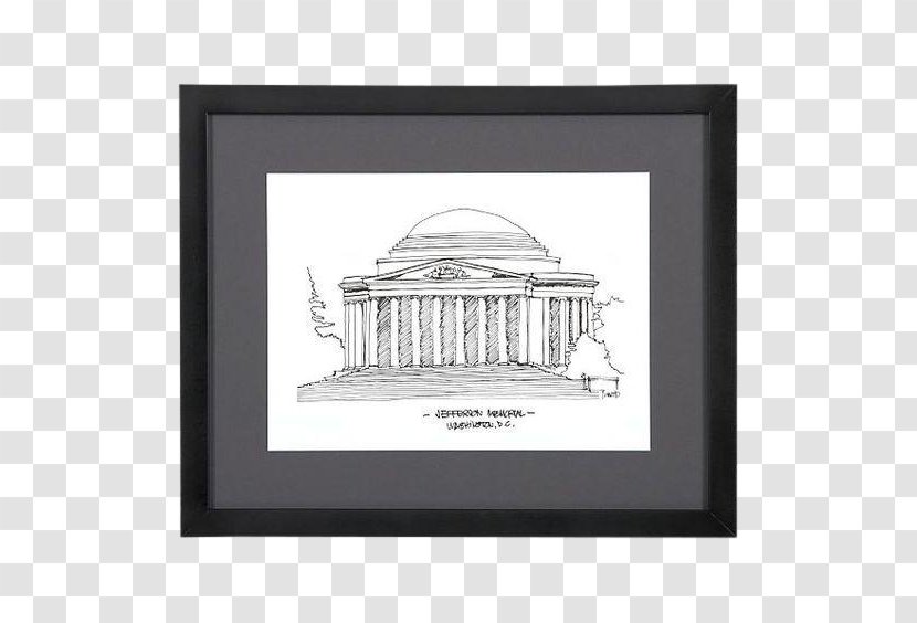 Thomas Jefferson Cartoon - Picture Frame - Metal Transparent PNG