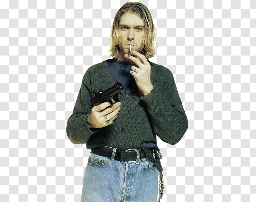 Suicide Of Kurt Cobain Nirvana Grunge MTV Unplugged In New York - Cartoon - Silhouette Transparent PNG