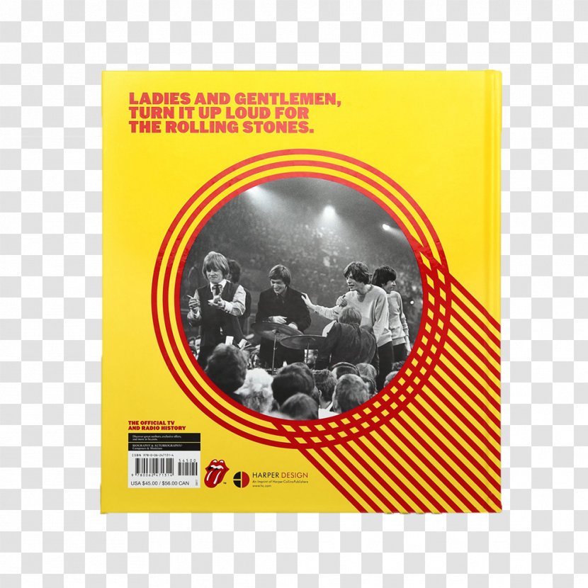 The Rolling Stones: On Air In Sixties Stones Sixties: TV And Radio History As It Happened Phonograph Record - Silhouette - Book Transparent PNG