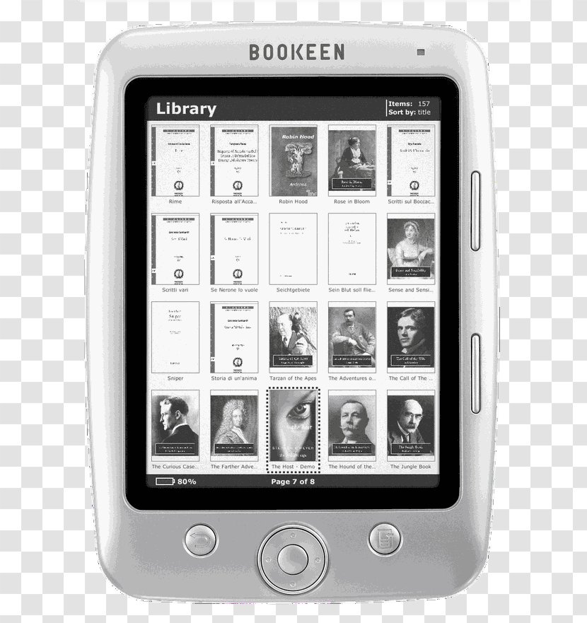Feature Phone Comparison Of E-readers Amazon.com Sony Reader - Book Transparent PNG