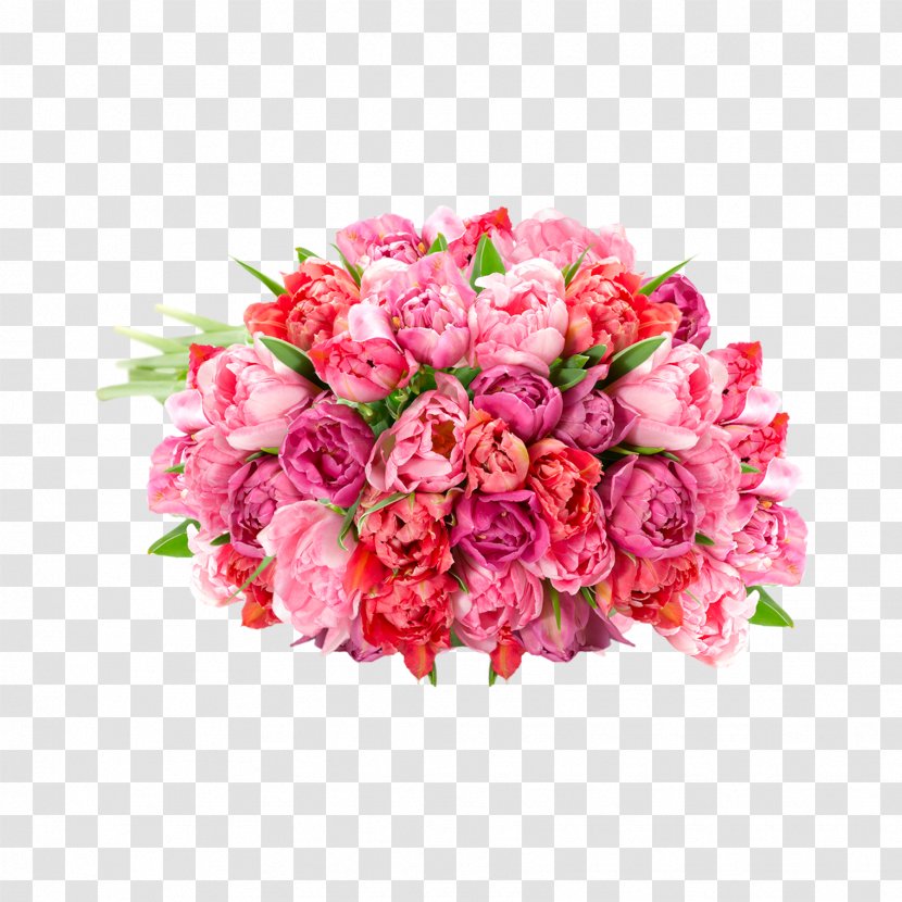 Garden Roses Cabbage Rose Flower Bouquet Cut Flowers Blume - Tulip Transparent PNG