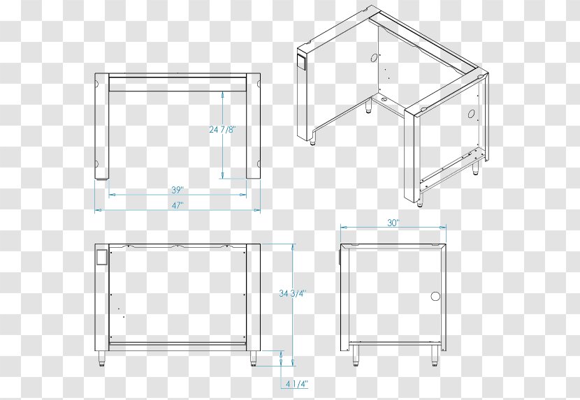 Drawing Line Diagram Angle - Rectangle Transparent PNG