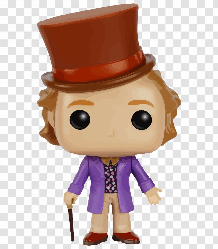 Willy Wonka Charlie And The Chocolate Factory Violet Beauregarde Funko Oompa Loompa - Bucket Transparent PNG