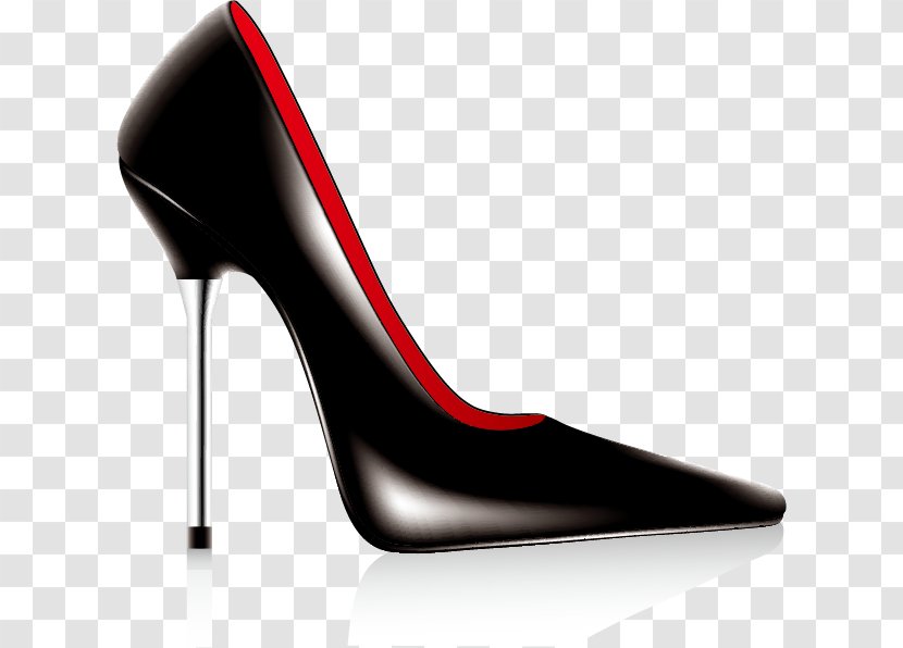 High-heeled Footwear Shoe Absatz Drawing Graphic Design - Cartoon - Exquisite High Heels Transparent PNG