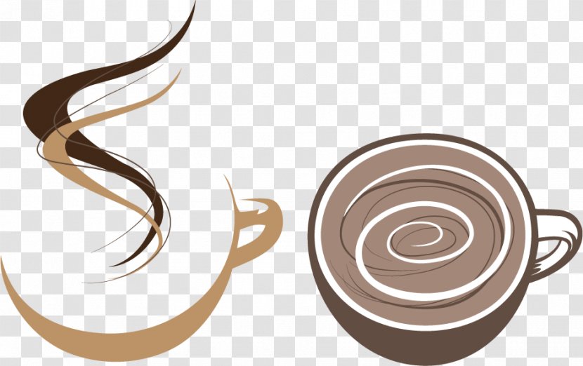 Coffee Cup Cafe - Heart - Flat Creative Vector Transparent PNG