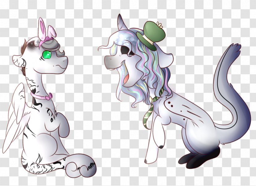 Canidae Horse Pony Cat Dog - Cartoon - We Are All Mad Here Transparent PNG