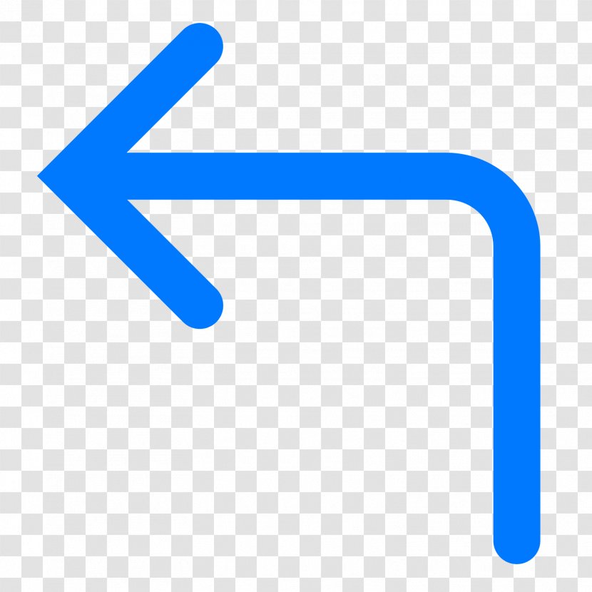 Symbol Material Design Clothes Store - Logo - Left Arrow Transparent PNG