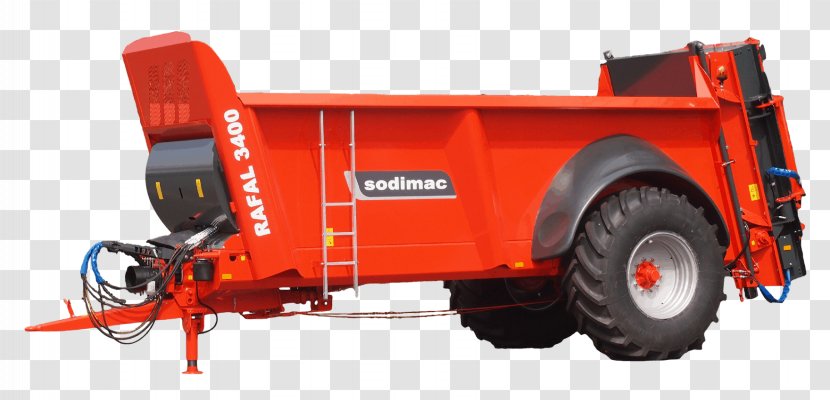 Manure Spreader Agricultural Machinery Agriculture Trailer - Vehicle - Salons Transparent PNG