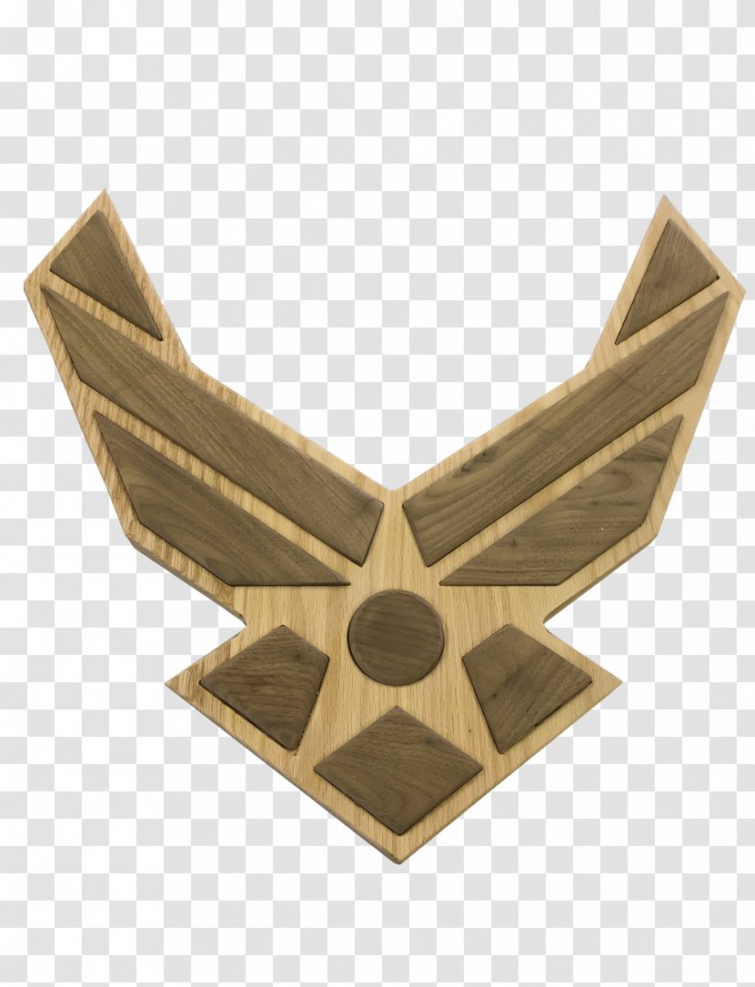 United States Of America Air Force Symbol Wing - Wood - Logo Transparent PNG