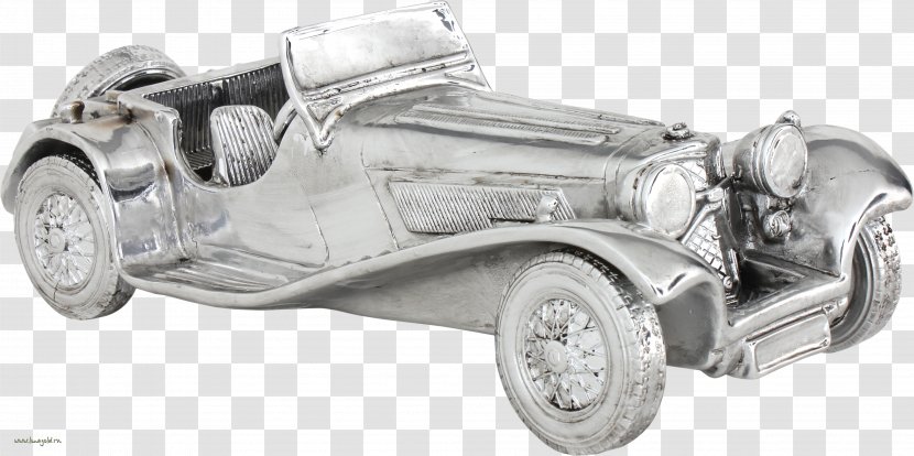 Vintage Car Drawing Clip Art - Silver - Sunbeam Transparent PNG