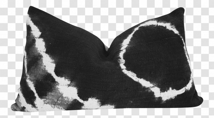 Throw Pillows Black Snout Fur - Malian Mud Cloth Transparent PNG