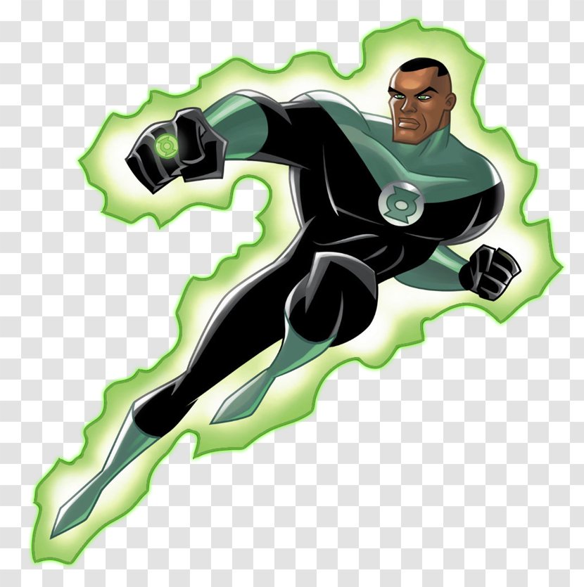 John Stewart Hal Jordan Green Lantern Corps Animated Series - Al Transparent PNG