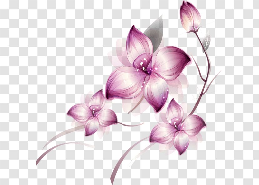 Flower Clip Art - Violet - Purple Flowers Transparent PNG