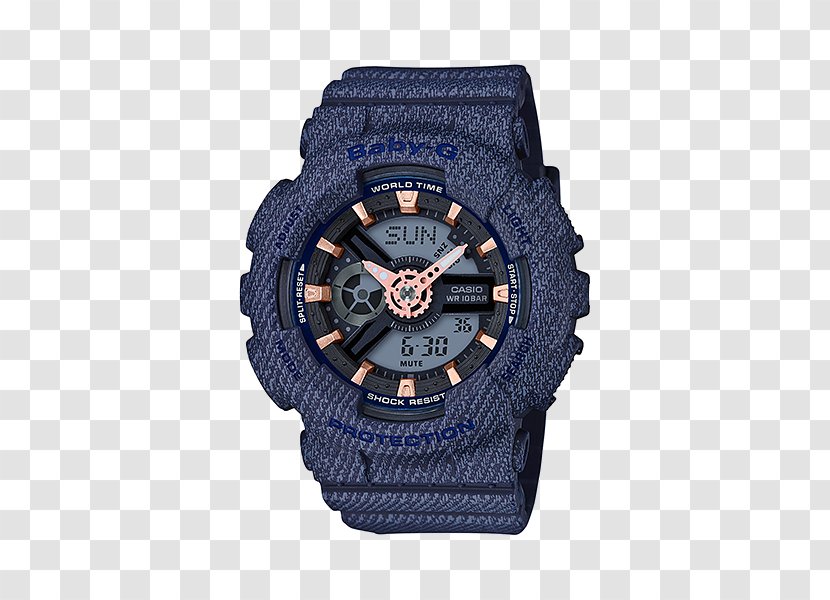 G-Shock Casio Watch Denim Jacket Transparent PNG