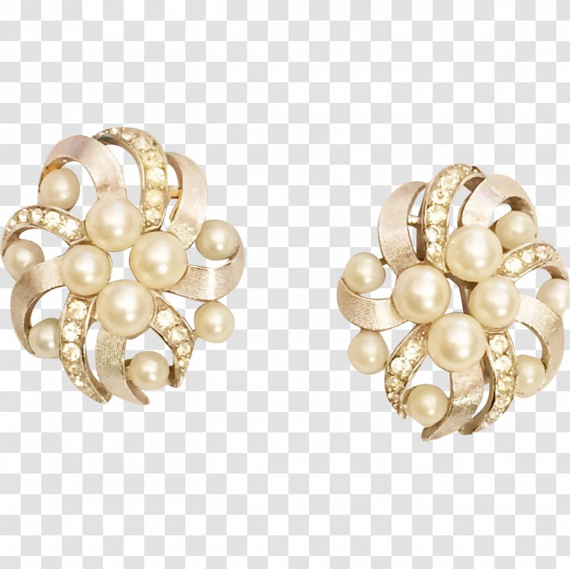 Pearl Earring Body Jewellery - Gemstone Transparent PNG