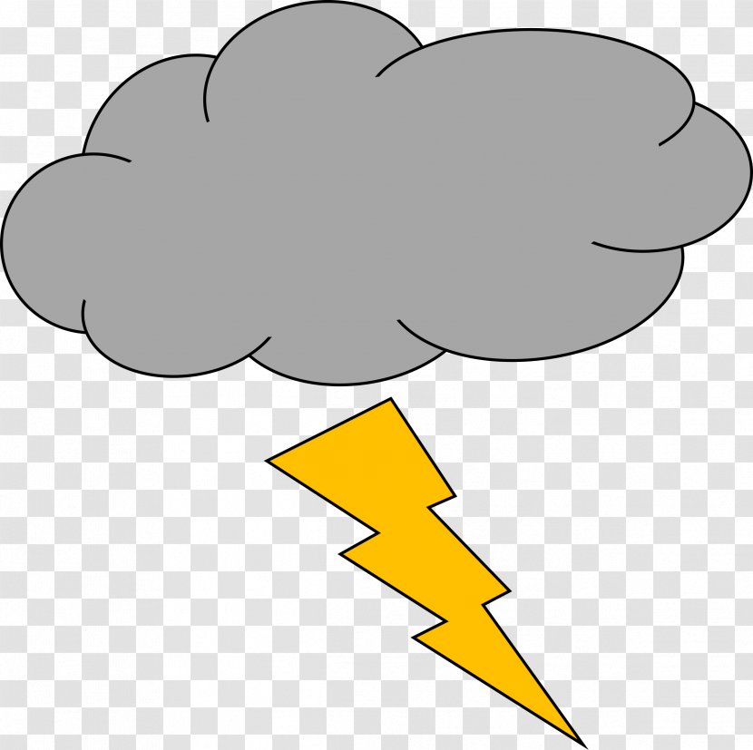 Thunderstorm Lightning Cloud Clip Art Transparent PNG