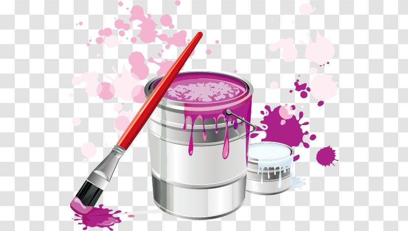 Paintbrush Icon - Tool - Paint Bucket Brush Transparent PNG
