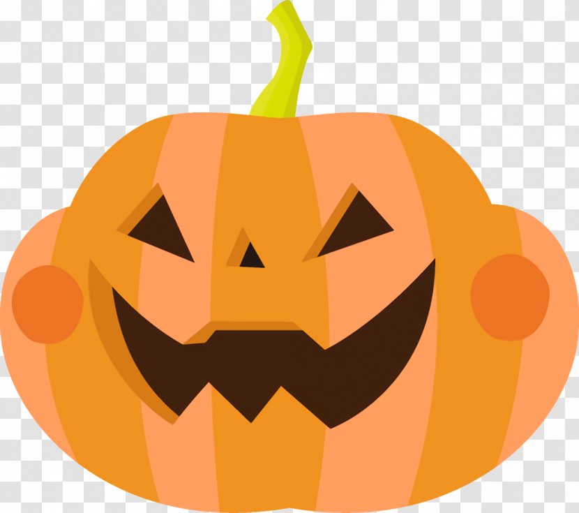 Jack-o-Lantern Halloween Carved Pumpkin - Jackolantern - Plant Vegetable Transparent PNG