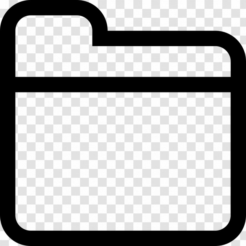 Share Icon - Symbol - Folder Outline Transparent PNG