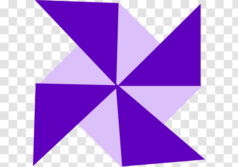 Pinwheel Royalty-free Clip Art - Violet - Colorful Cliparts Transparent PNG