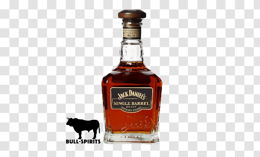 Tennessee Whiskey Liqueur Jack Daniel's Single Barrel - Bottle Transparent PNG