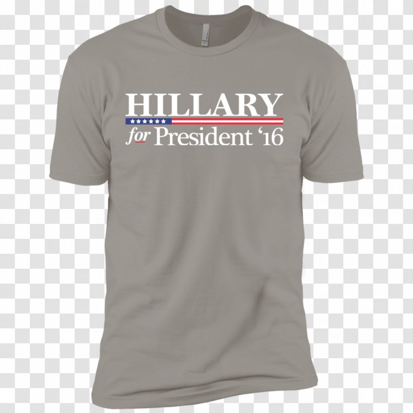 T-shirt Sleeve Clothing Top - Tshirt - Hillary Clinton Presidential Campaign, 2016 Transparent PNG