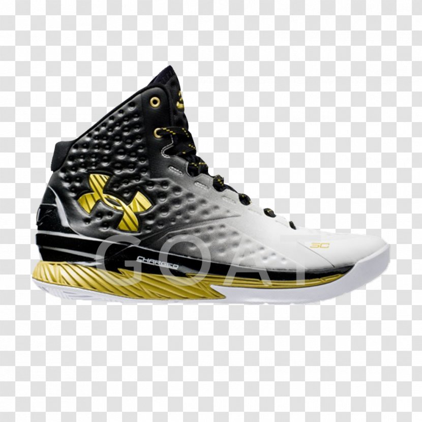 Under Armour UA Curry 1 Dub Nation Shoe Sneakers Sales - Black - Steph Transparent PNG