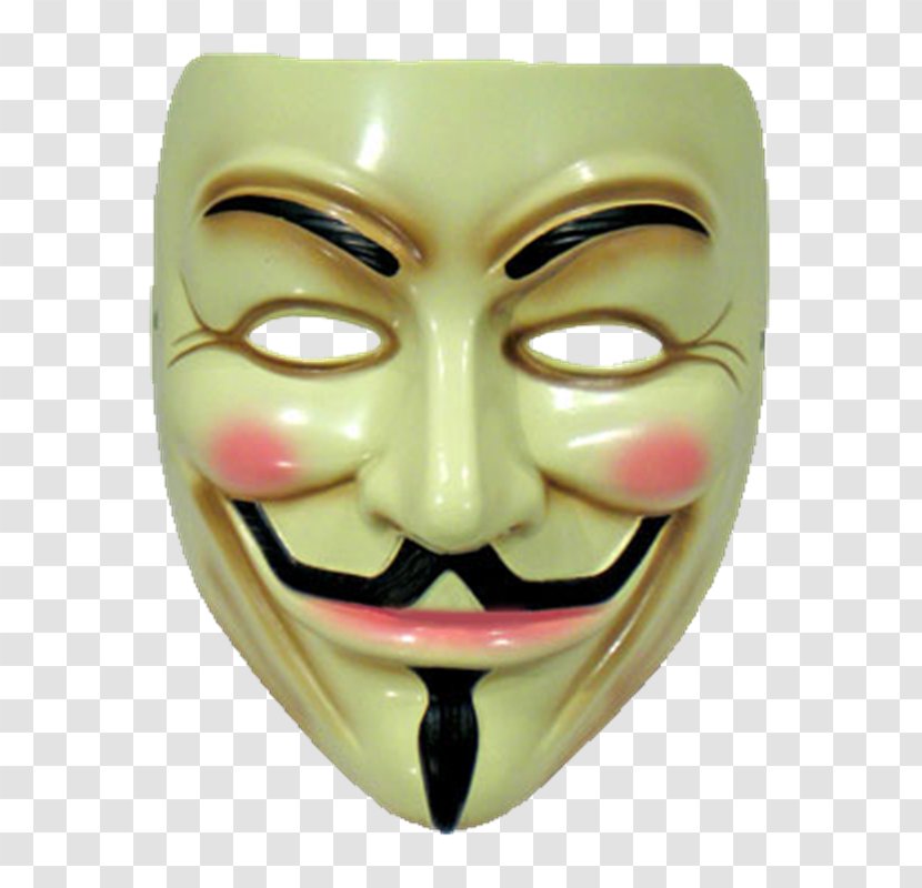 Guy Fawkes Mask Clip Art - Anonymity - Mascara Transparent PNG