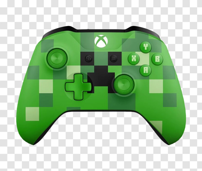 Microsoft Xbox One Wireless Controller Minecraft S Game Controllers Transparent PNG