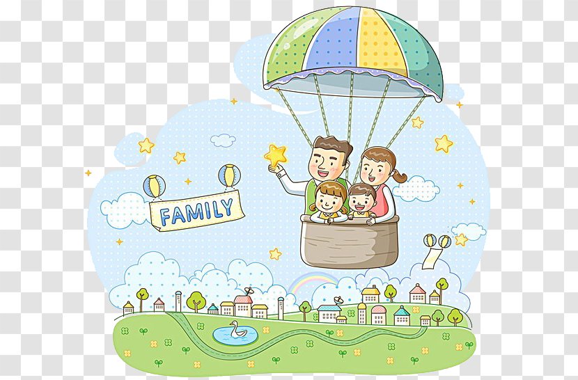 Balloon Cartoon Royalty-free Illustration - Pixta Inc - The Whole Family Sit Hot Transparent PNG