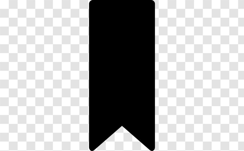 Bookmark Symbol - Black Transparent PNG