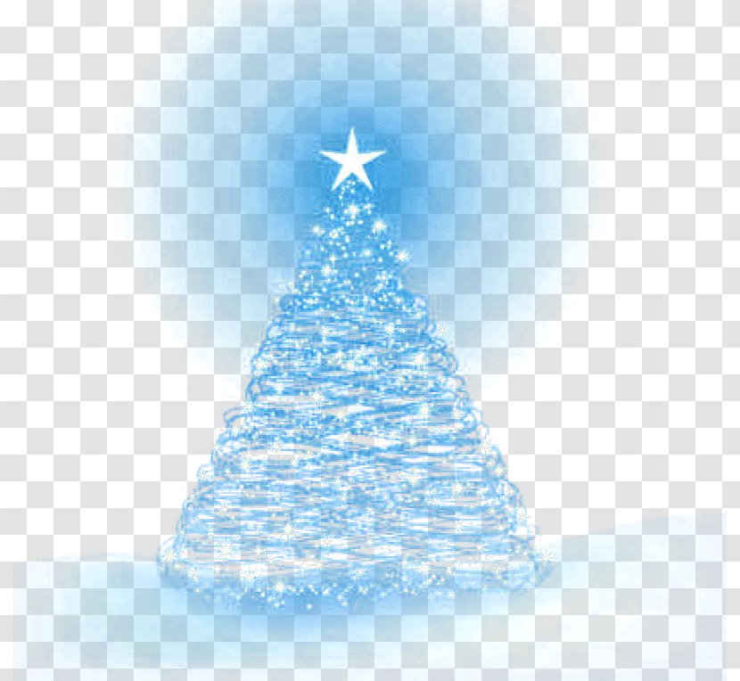 Christmas Tree Spruce Fir Blue Ornament - Conifers - Neon Transparent PNG