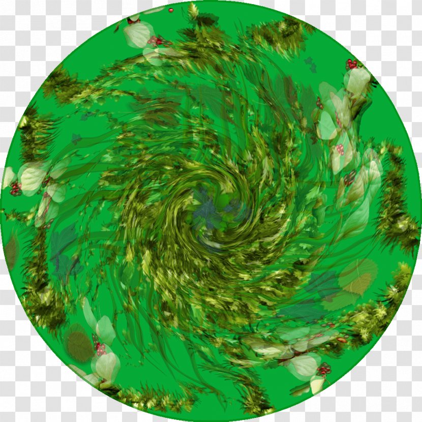 Green Spiral Pattern - Grass - Spell Transparent PNG