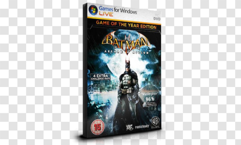 Batman: Arkham Asylum City Lego The Videogame Xbox 360 Origins - Computer Software - Batman Transparent PNG